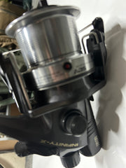 Daiwa Infinity X 5000 BR Reels + Weston Speed Caps + Line Clips X2