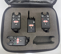 Delkim TXi Plus Bite Alarms + D-Loks + Snag Ears + SlimLite Indicators X3