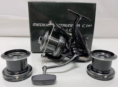 Shimano Medium Baitrunner Ci4+ XTR-A LC Reel + Box + Spare Spools