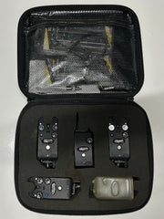 Delkim TXi Plus Bite Alarms + D-Loks + Snag Ears + Nitelites + Receiver