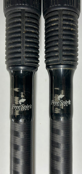 Free Spirit Helical 12ft 3.50lb Carp Rods X2 + Helical Spod/Marker Rod ...