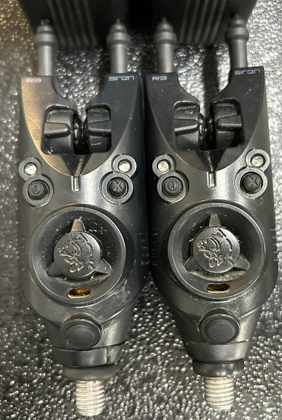 Nash Siren R3 Bite Alarms Red X2