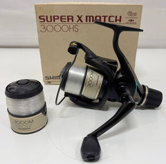 Shimano Super X Match 3000HS Reel + Box + Spare Spool