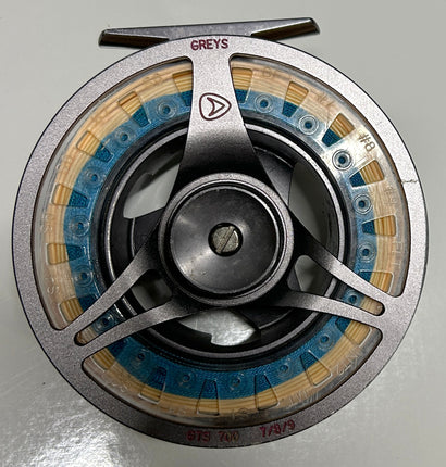 Greys GTS 700 7/8/9# Fly Reel + Spare Cassettes