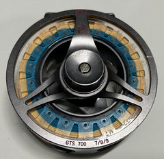 Greys GTS 700 7/8/9# Fly Reel + Spare Cassettes