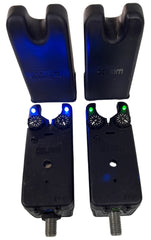 Delkim EV-D Bite Alarms Green & Blue