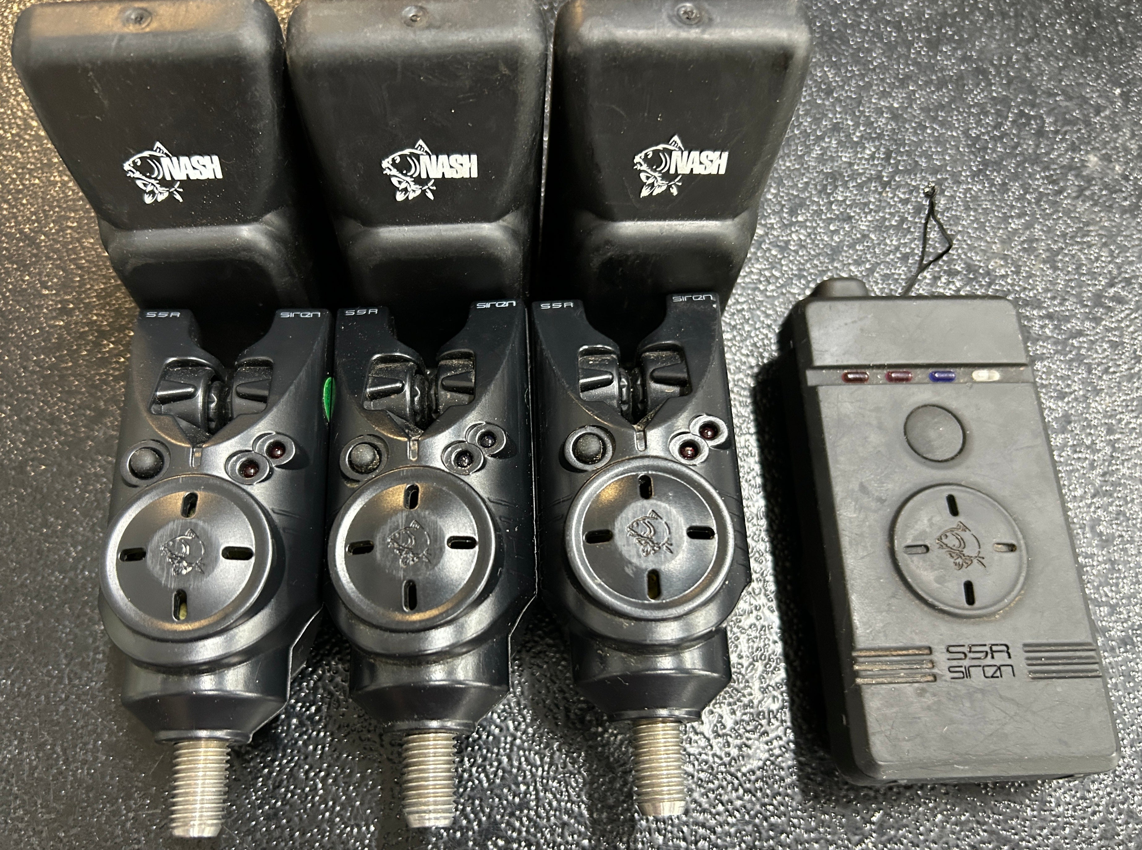 Nash Siren S5R Bite Alarms X3 + Receiver