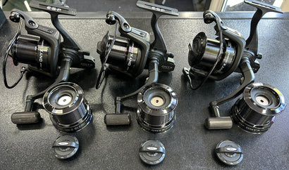 ESP Onyx Compact Big Pit Reels + Spare Spools X3