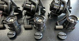 ESP Onyx Compact Big Pit Reels + Spare Spools X3