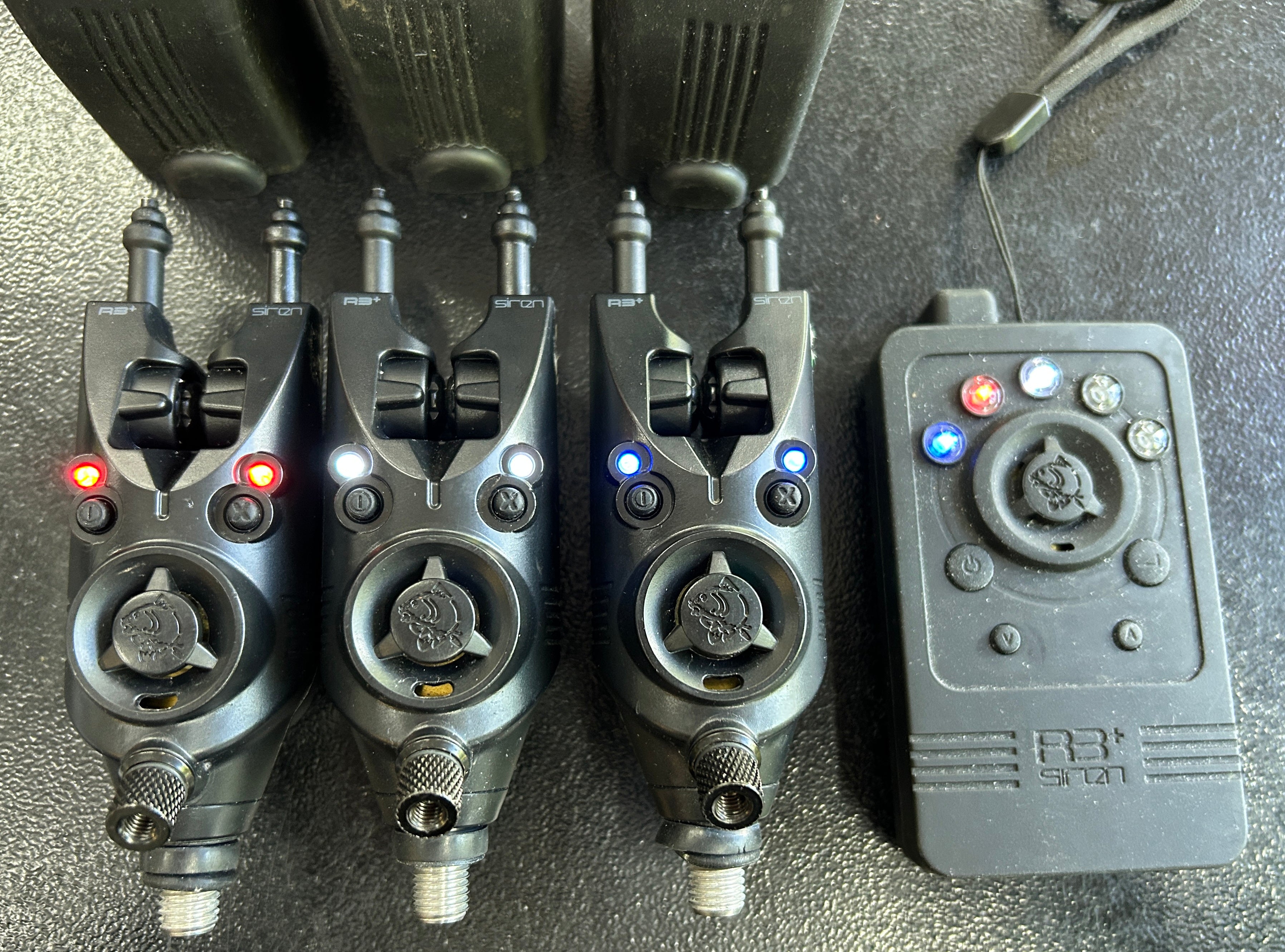 Nash Siren R3+ Bite Alarms 3 Rod Set T2993