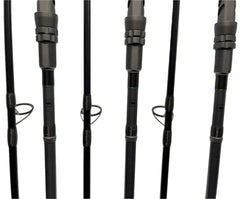 Prologic Quasar K1 12.6ft 3.50lb Custom Green Whipping Carp Rods X3