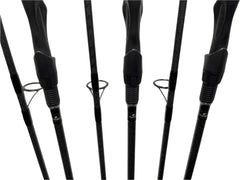 Free Spirit S-Lite 12ft 3.25lb Custom Green Whipping Carp Rods X3