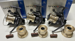Daiwa Tournament-S 5000T Reels + Spare Spools + Boxes X3