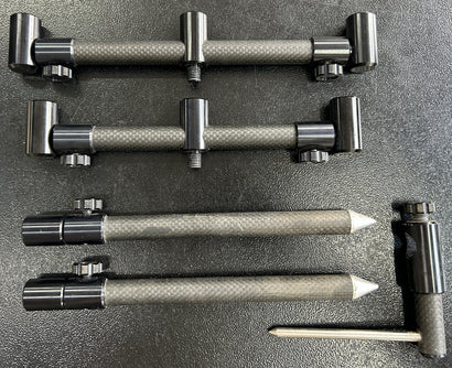 Century Carbon Chunky Adjustable 3 Rod Buzzbars + Banksticks + Stabiliser