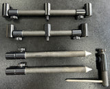 Century Carbon Chunky Adjustable 3 Rod Buzzbars + Banksticks + Stabiliser