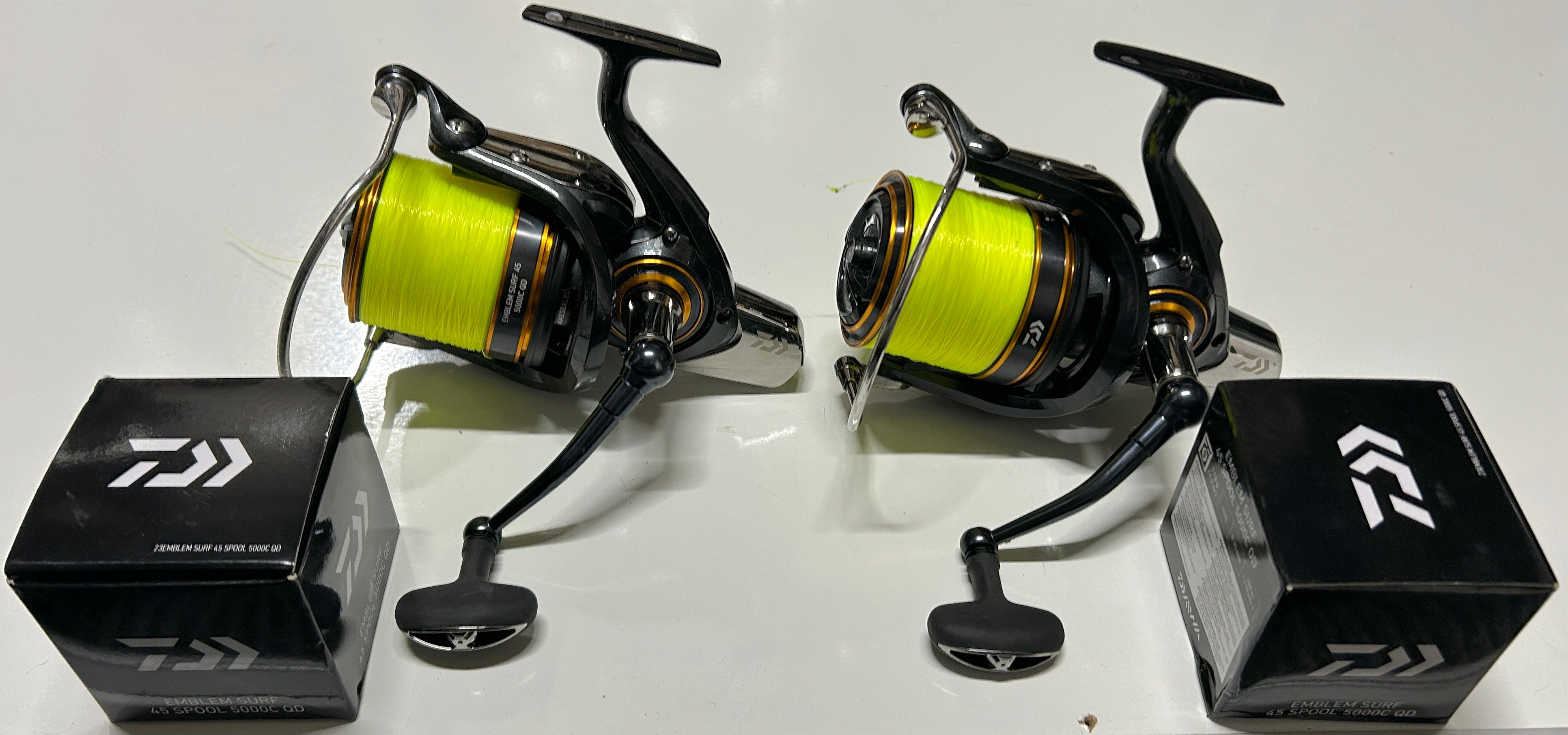 Daiwa Emblem Surf 45 SCW QD Reels X2