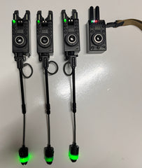 Edwards Custom Upgrades MK1 R-Plus Compact Bite Alarms + D2 Multi Hanger Illuminated