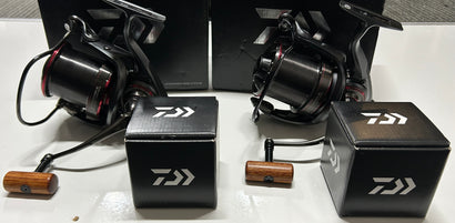 Daiwa Basia 45 SCW 5000C QD Reels + Boxes + Spare Spools X2