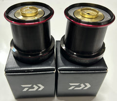 Daiwa Basia 45 SCW 5000C QD Reels + Boxes + Spare Spools X2