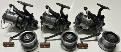 Daiwa Infinity X 5000 BR Reels + Spare Spools X3