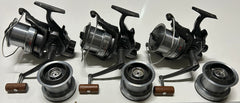 Daiwa Infinity X 5000 BR Reels + Spare Spools X3