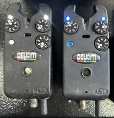 Delkim TXi Plus Bite Alarms White Blue + RX Pro Plus Receiver