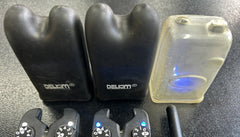 Delkim TXi Plus Bite Alarms White Blue + RX Pro Plus Receiver
