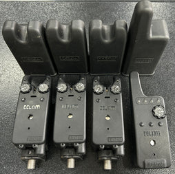 Delkim TXi-D V2 Bite Alarms X3 + D-Lok's + RX-D Receiver Boxed