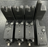 Delkim TXi-D V2 Bite Alarms X3 + D-Lok's + RX-D Receiver Boxed