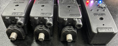 Delkim TXi-D V2 Bite Alarms X3 + D-Lok's + RX-D Receiver Boxed