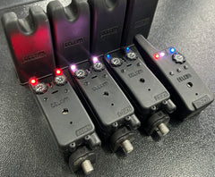 Delkim TXi-D V2 Bite Alarms X3 + D-Lok's + RX-D Receiver Boxed