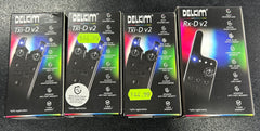 Delkim TXi-D V2 Bite Alarms X3 + D-Lok's + RX-D Receiver Boxed