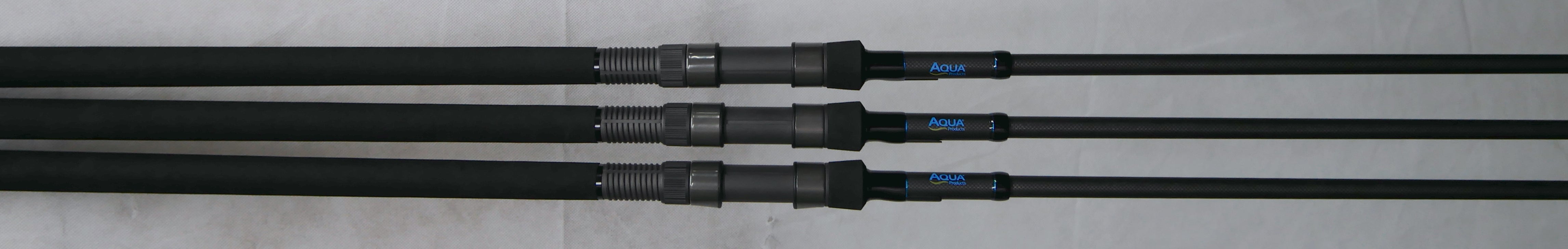 Aqua Products Atom 10ft 3.25lb Duplon Carp Rods X3 + Cotswold Rod