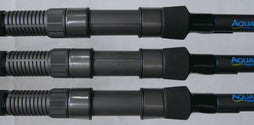 Aqua Products Atom 10ft 3.25lb Duplon Carp Rods X3 + Cotswold Rod Bag