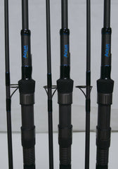 Aqua Products Atom 10ft 3.25lb Duplon Carp Rods X3 + Cotswold Rod Bag