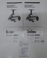 Daiwa Tournament Whisker SS 2600 Reels X2 + Weston Spools + Stickers + Handles + Speed Caps