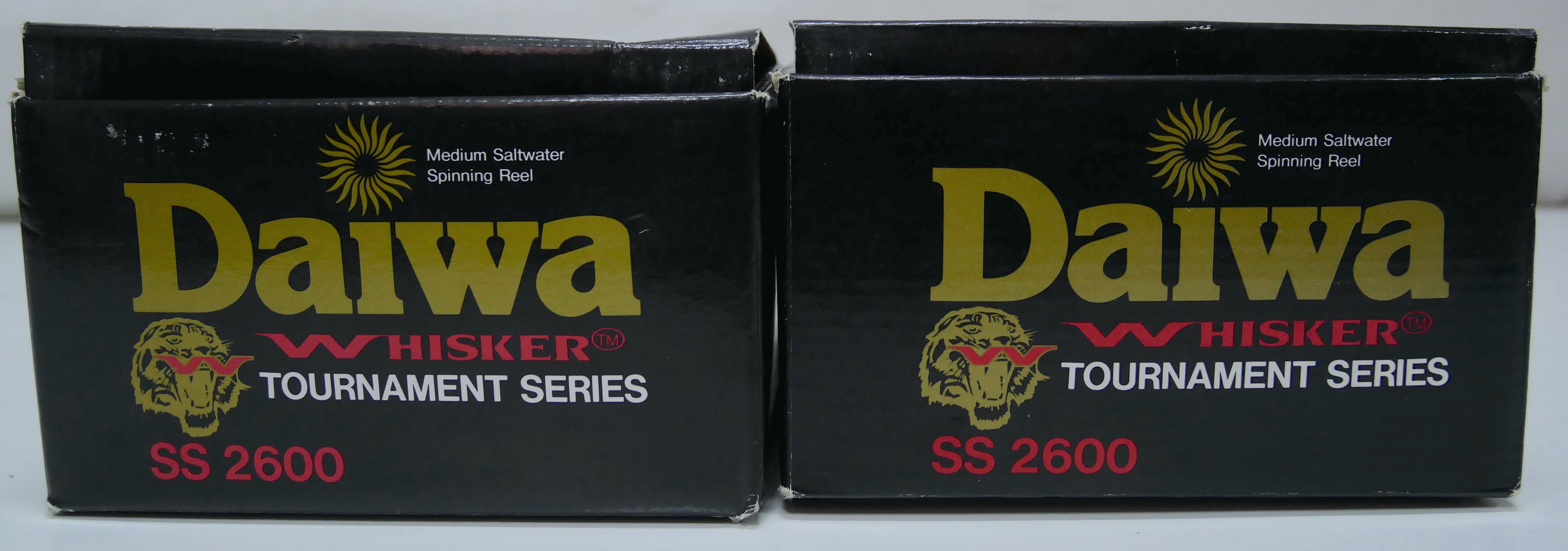 Daiwa Tournament Whisker SS 2600 Reels X2 + Weston Spools +