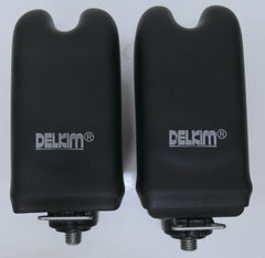 Delkim EV Plus Bite Alarms Red & White + D-Lok's