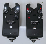Delkim EV Plus Bite Alarms Red & White + D-Lok's
