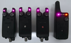 Delkim TXi-D Bite Alarms + Snag Ears X3 + RX-D Receiver + Black Box Storage Case