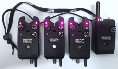 Delkim TXi Plus Bite Alarms + Snag Ears + D-Lok's X3 + RX Pro Plus Receiver