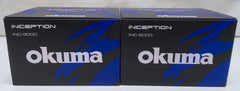 Okuma Inception 6000 Reels + 4 Spare Spools