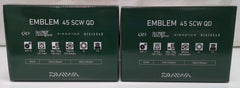 Daiwa Emblem 45 SCW 5000C QD Reels X2 *Ex-Display*