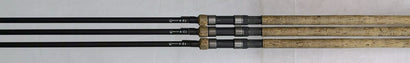 Fox Warrior S Cork 12ft 3.00lb Carp Rods X2 + 12ft 2.75lb X1
