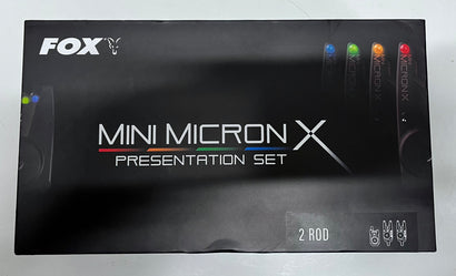 Fox Mini Micron X Bite Alarm Presentation Set 2 Rod *Ex-Display*