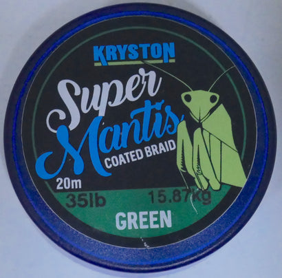 Kryston Super Mantis Coated Braid Green 35lb