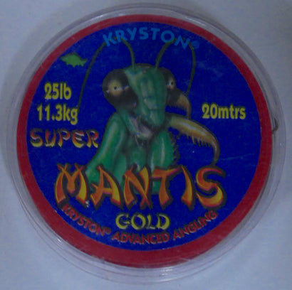Kryston Super Mantis Gold Coated Braid 25lb
