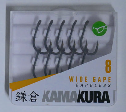 Korda kamaKura Wide Gape Barbless Hooks