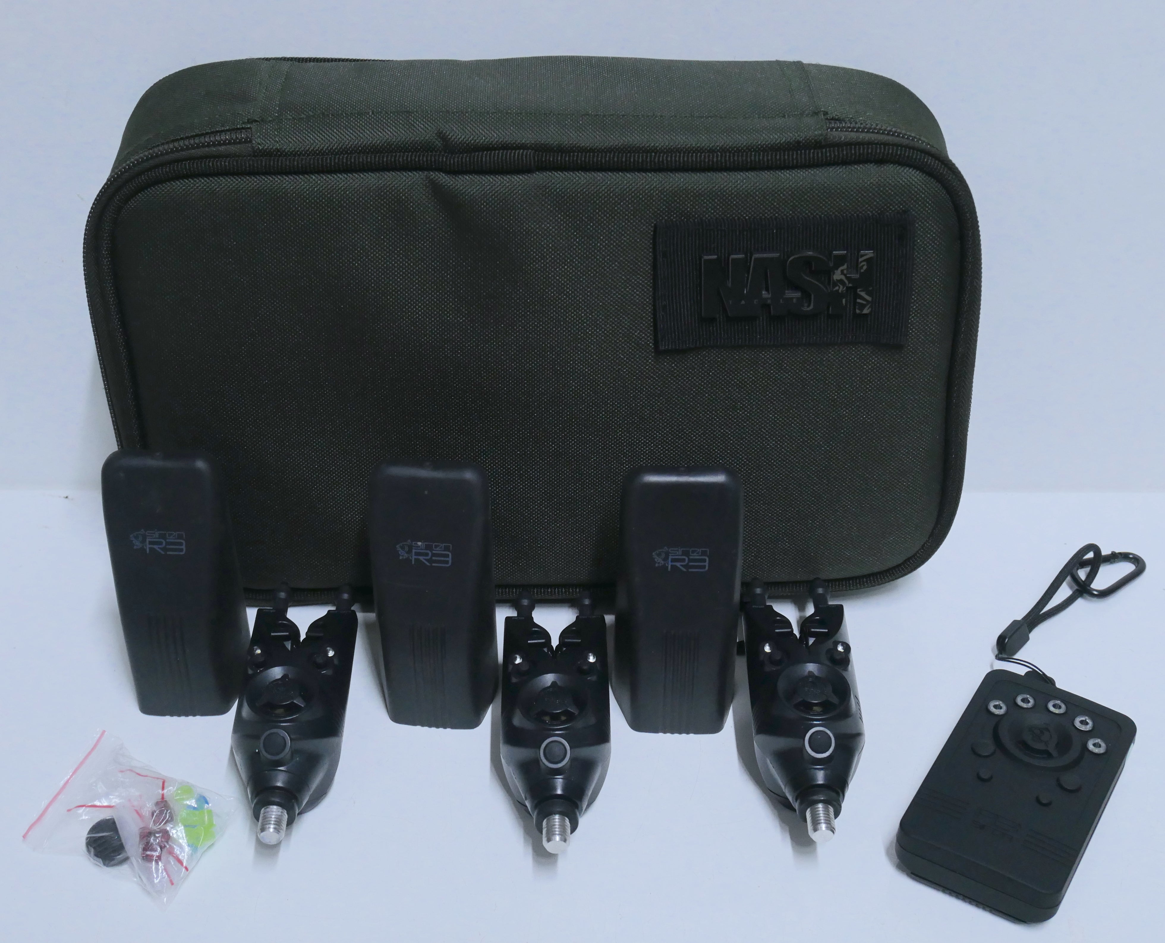 Nash Siren R3 Bite Alarms Receiver Presentation Case