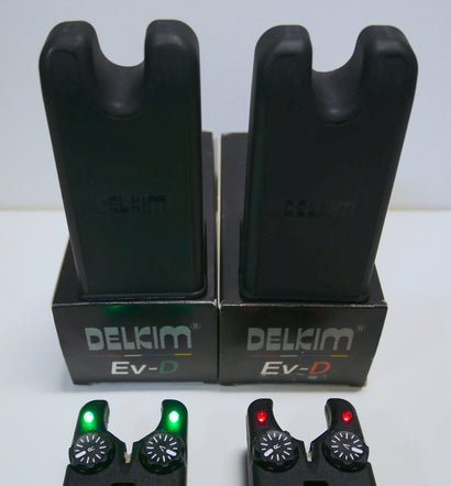 Delkim EV-D Bite Alarms Green & Red